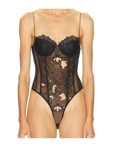 Gabriela Hearst Bellarose Bodysuit In Black