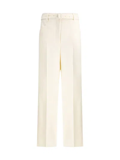 Gabriela Hearst Belt Loop Casual Pants In Neutral