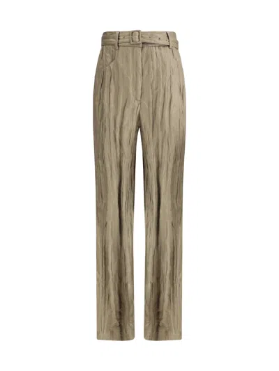 GABRIELA HEARST BELT LOOP CASUAL PANTS