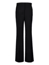 Gabriela Hearst Belt-loop Flared Trousers In Black