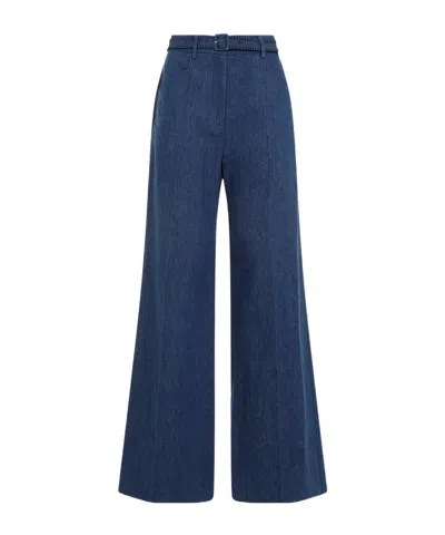 GABRIELA HEARST BELT-LOOP JEANS