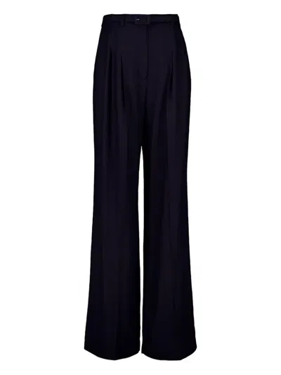 Gabriela Hearst Belted Vargas Trousers In Purple