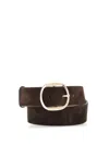 Gabriela Hearst Brown Leather Regular Belt In Brown