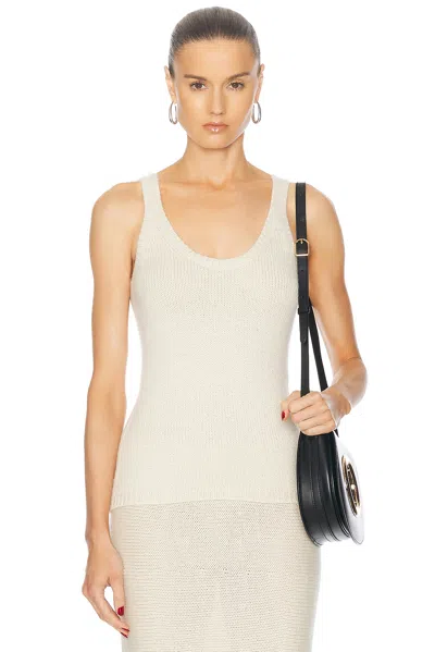 Gabriela Hearst Berkeley Tank Top In Ivory