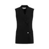Gabriela Hearst Black Silk Mayte Vest