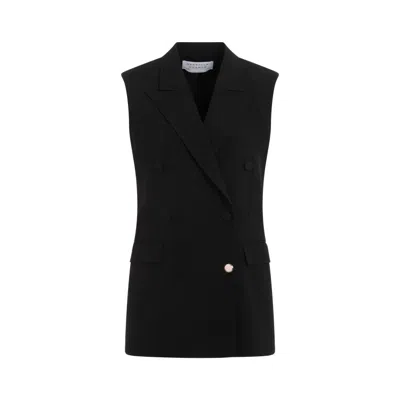 Gabriela Hearst Mayte Double-breasted Vest In Black  