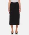Gabriela Hearst Black Wolff Midi Skirt In Black