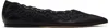 Gabriela Hearst Ziva Leather And Embroidered Tulle Point-toe Flats In Black