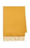 Gabriela Hearst Blaine Fringe Scarf In Golden Birch Brushed Silk Cashmere