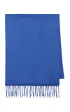 Gabriela Hearst Blaine Silk-cashmere Scarf In Blue