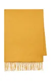 Gabriela Hearst Blaine Silk-cashmere Scarf In Yellow