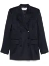Gabriela Hearst Blazer In Drn Dark Navy