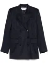 Gabriela Hearst Blazer In Drn Dark Navy