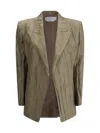 Gabriela Hearst Mairi Crinkled Blazer