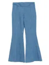 Gabriela Hearst Blue Flared Marsh Pants
