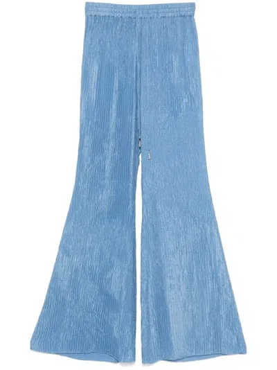 GABRIELA HEARST GABRIELA HEARST BLUE PLEATED CLAUDE PANTS