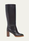 Gabriela Hearst Bocca Calfskin Tall Boots In Black