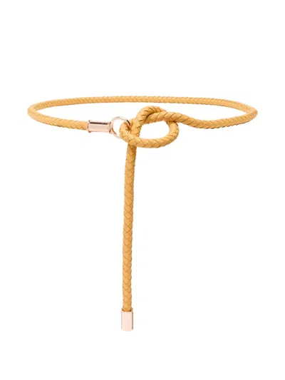 Gabriela Hearst Braided Leather Belt In Neutral