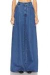 Gabriela Hearst Brenn High-rise Wide-leg Recycled Jeans In Blue