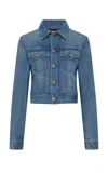 Gabriela Hearst Bronte Jacket In Uruguayan Blue Recycled Cotton Denim In Blue