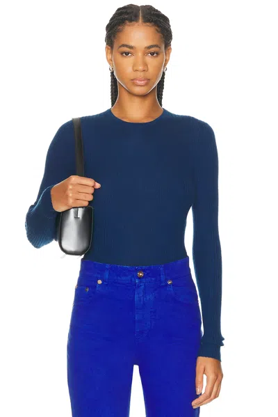 Gabriela Hearst Browning Knit Top In Blue