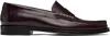 Gabriela Hearst Burgundy Seren Loafers
