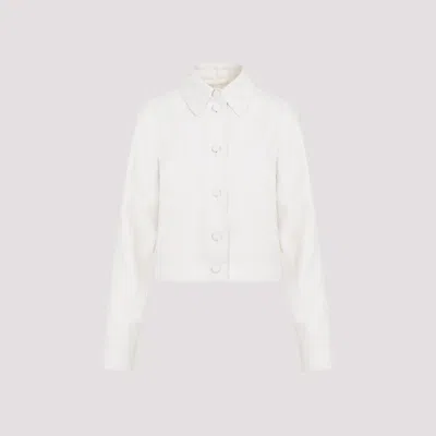 Gabriela Hearst White Ivory Virgin Wool Thereza Jacket In Nude & Neutrals