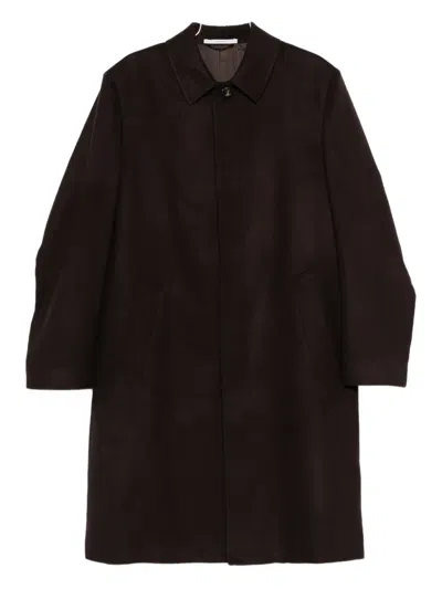 Gabriela Hearst Buttoned Pocket Coat In Purple