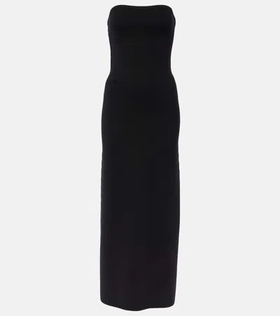 GABRIELA HEARST CALDERON WOOL, SILK, AND CASHMERE MAXI DRESS