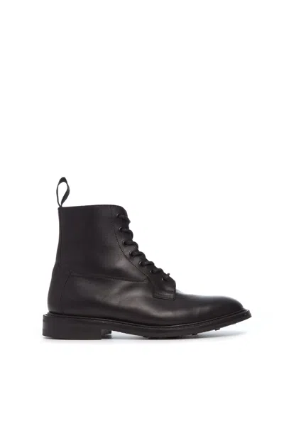 Gabriela Hearst Calvert Military Boot In Black Leather