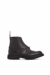 GABRIELA HEARST CAMILLA DERBY BOOT IN BLACK LEATHER