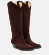 Gabriela Hearst Capitana Suede Cowboy Boots