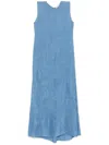 Gabriela Hearst Carling Maxi Dress In Blue