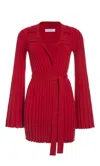 Gabriela Hearst Carmen Knit Cardigan In Red Merino Wool In Red