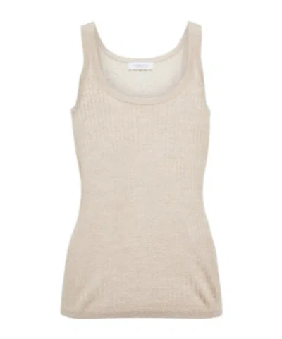 Gabriela Hearst Cashmere And Silk Tank Top In Brown