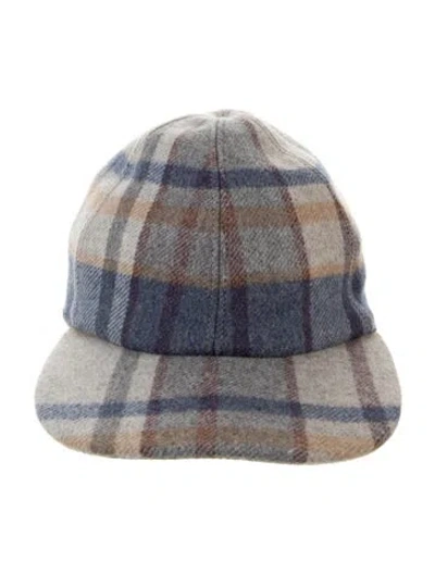 Pre-owned Gabriela Hearst Cashmere Baseball Cap In Neutral