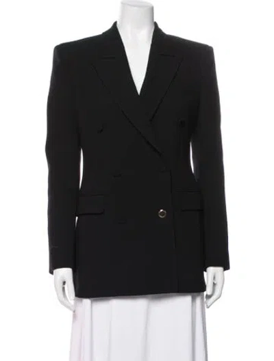 Pre-owned Gabriela Hearst Cashmere Blazer In Black