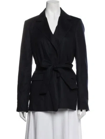 Pre-owned Gabriela Hearst Cashmere Blazer In Blue