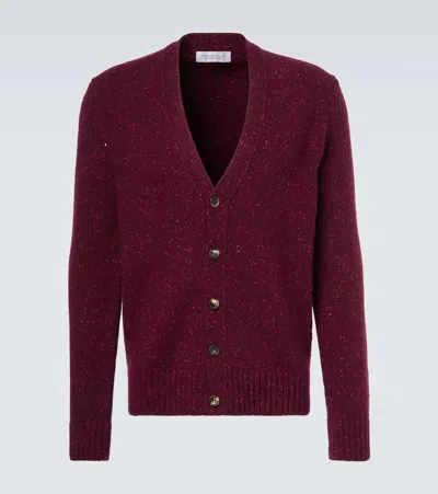 Gabriela Hearst Cashmere Cardigan In Burgundy
