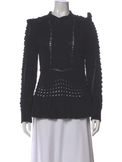 Pre-owned Gabriela Hearst Cashmere Crew Neck Sweater In Gray