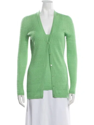Pre-owned Gabriela Hearst Cashmere Dress Set In Green