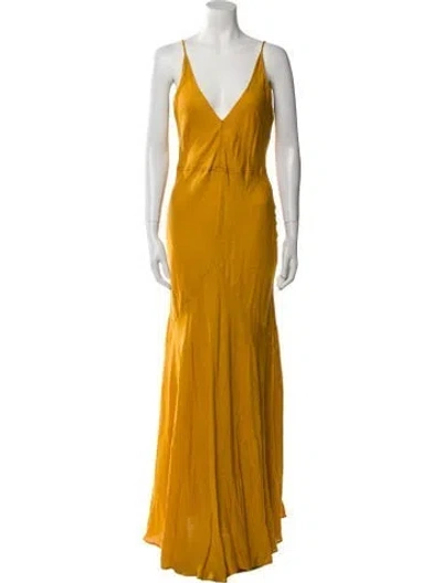 Pre-owned Gabriela Hearst Cashmere Long Dress In Neutral