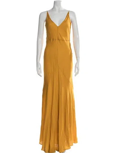 Pre-owned Gabriela Hearst Cashmere Long Dress In Neutral