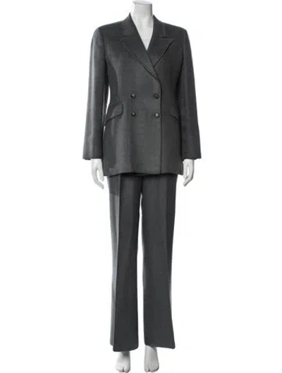 Pre-owned Gabriela Hearst Cashmere Pantsuit In Gray
