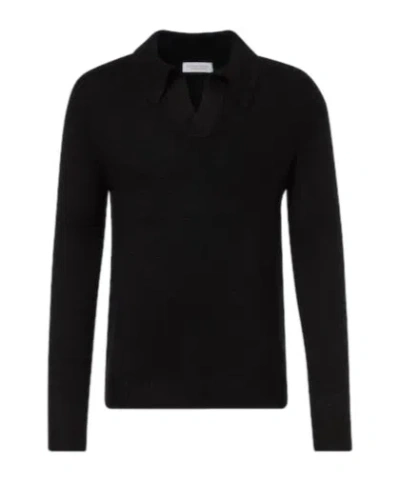Gabriela Hearst Cashmere Polo Sweater In Animal Print