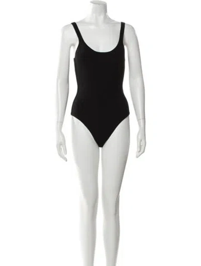 Pre-owned Gabriela Hearst Cashmere Scoop Neck Bodysuit W/ Tags In Gray