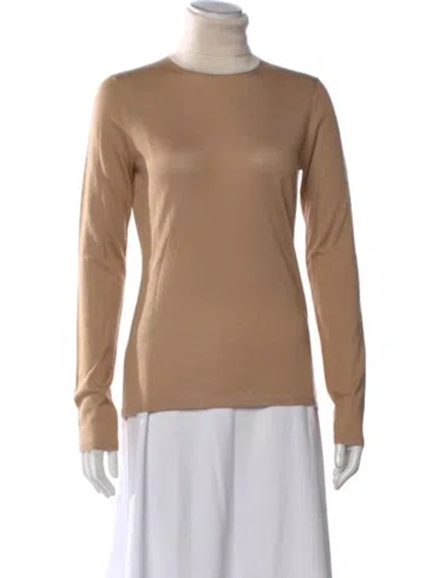 Pre-owned Gabriela Hearst Cashmere Turtleneck Sweater W/ Tags In Neutral