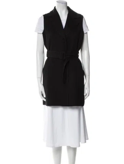 Pre-owned Gabriela Hearst Cashmere Vest In Black