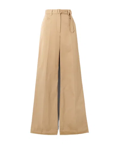 Gabriela Hearst Casual Pants With Belt Loops In Brown