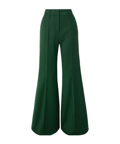 Gabriela Hearst Casual Pants With Belt Loops In Green